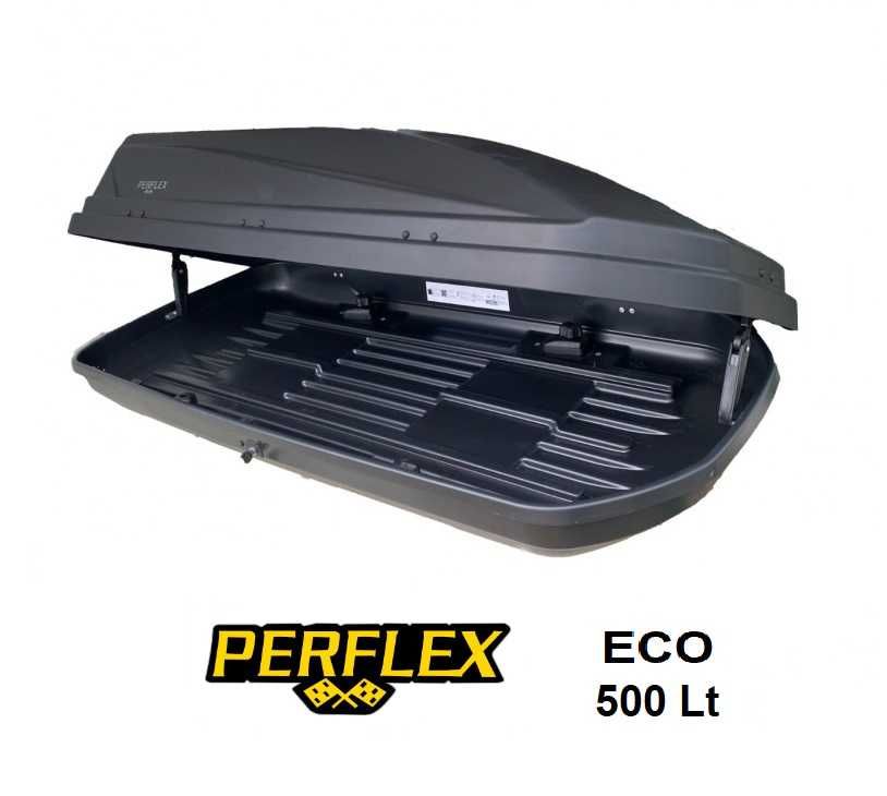 Автобокс PERFLEX EXCLUSIVE 500L Кутия Багажник за Автомобил Покрив