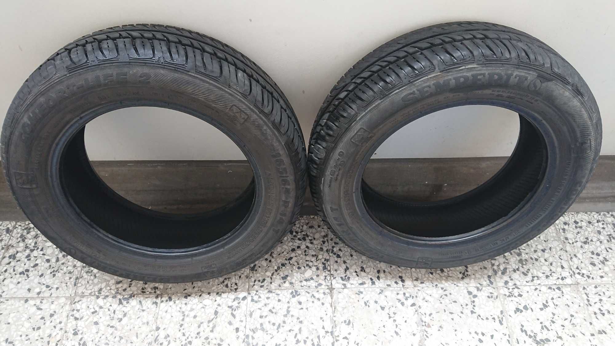 Гуми Semperit 165/65 R14T -използвани много малко ,като нови