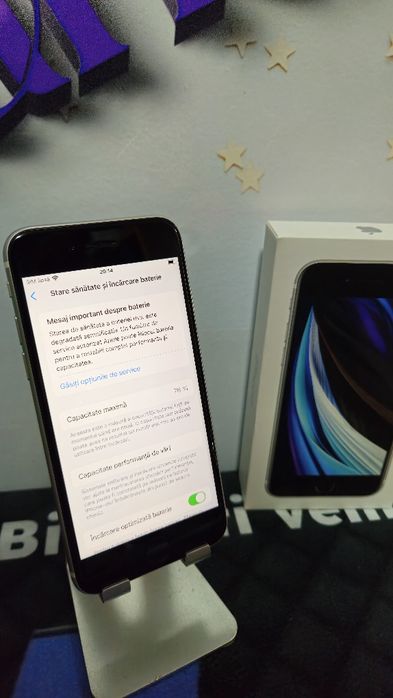 iPhone SE 64GB Baterie:76%.Preṭ fix!