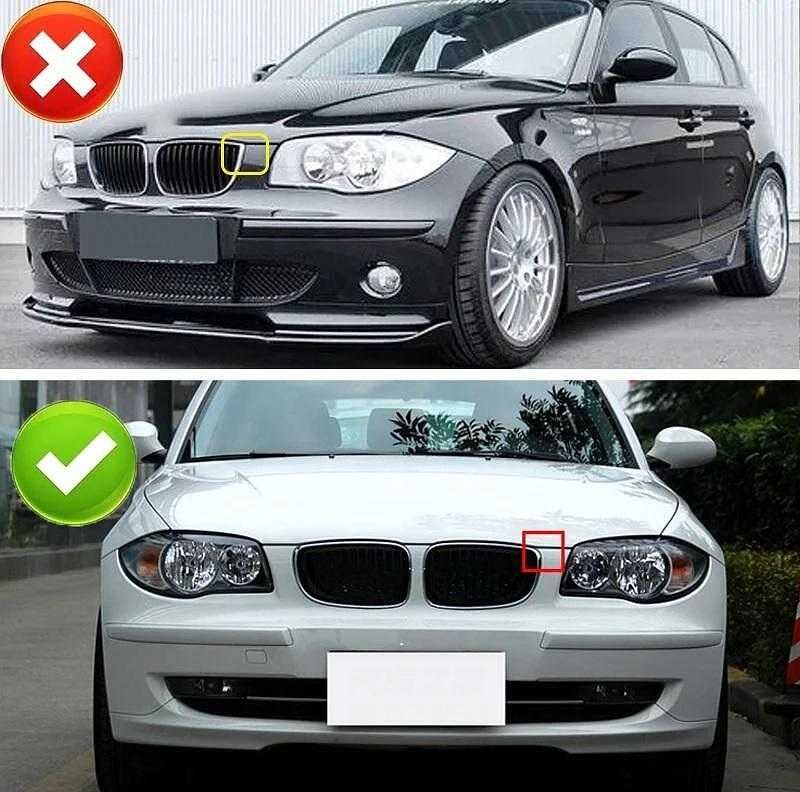 Двойни бъбреци решетки, BMW E81, E82, E87, E88, 2008-11г., черен гланц