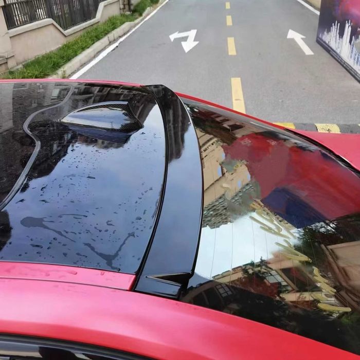 Eleron Luneta Lip Spoiler Geam BMW Seria 3 F30, Negru Lucios, ABS