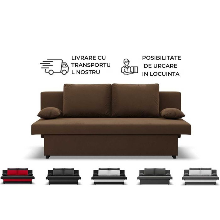 Canapea extensibila Nola cu functie de dormit LIVRARE IN TOATA ROMANIA
