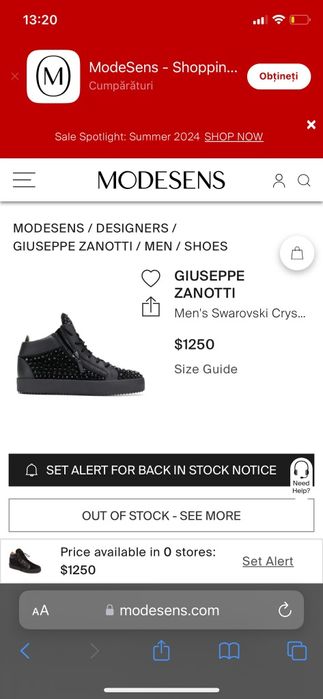 Giuseppe zanotti swarovski