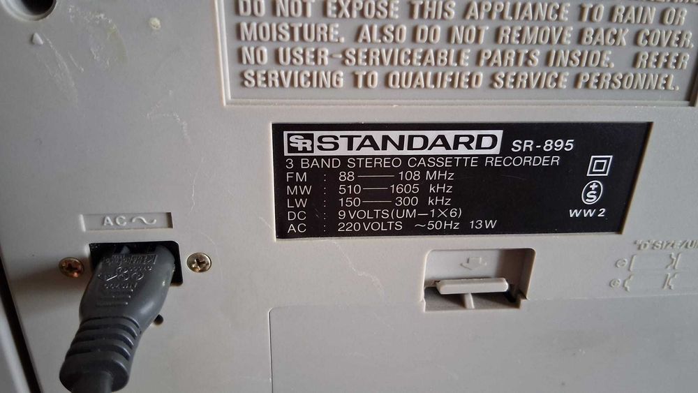 Radiocasetofon stereo Standard cu 2 boxe