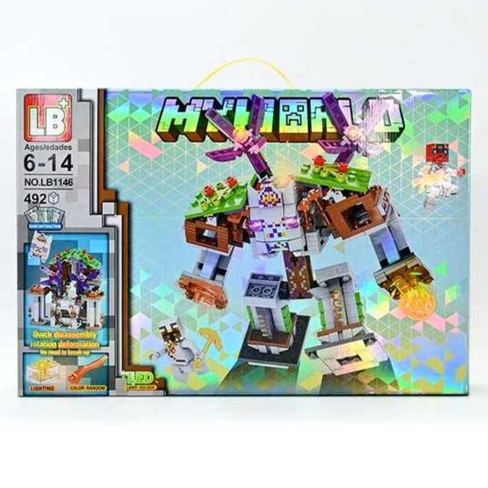 Конструктор Майнкрафт Трансформърс, 490+ части Minecraft My World