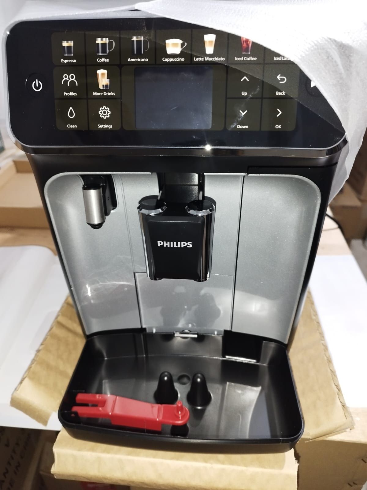 Espressor automat Philips seria 5500 LatteGo 2xAquaclean bonus