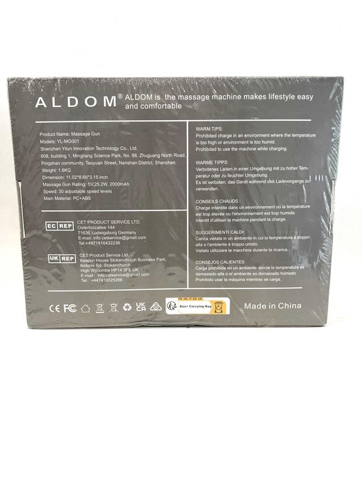 Aparat masaj Aldom YL-MG001, NOU/Sigilat!