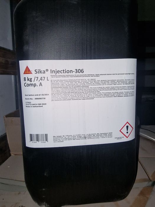 Sika Injection-306 SET – Rășină acrilică pentru etanșare permanentă