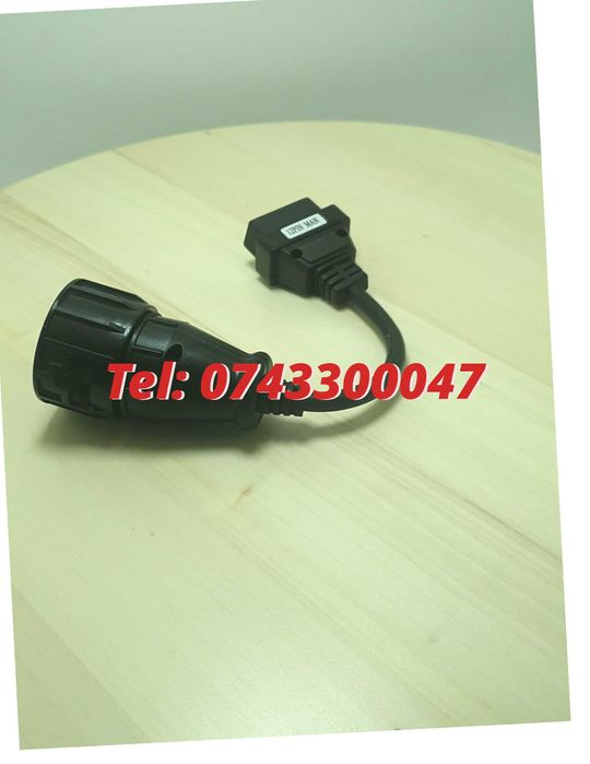 Cablu Adaptor Diagnoza Camion Tir Man Tga 12pin Obd2 Delphi Autocom