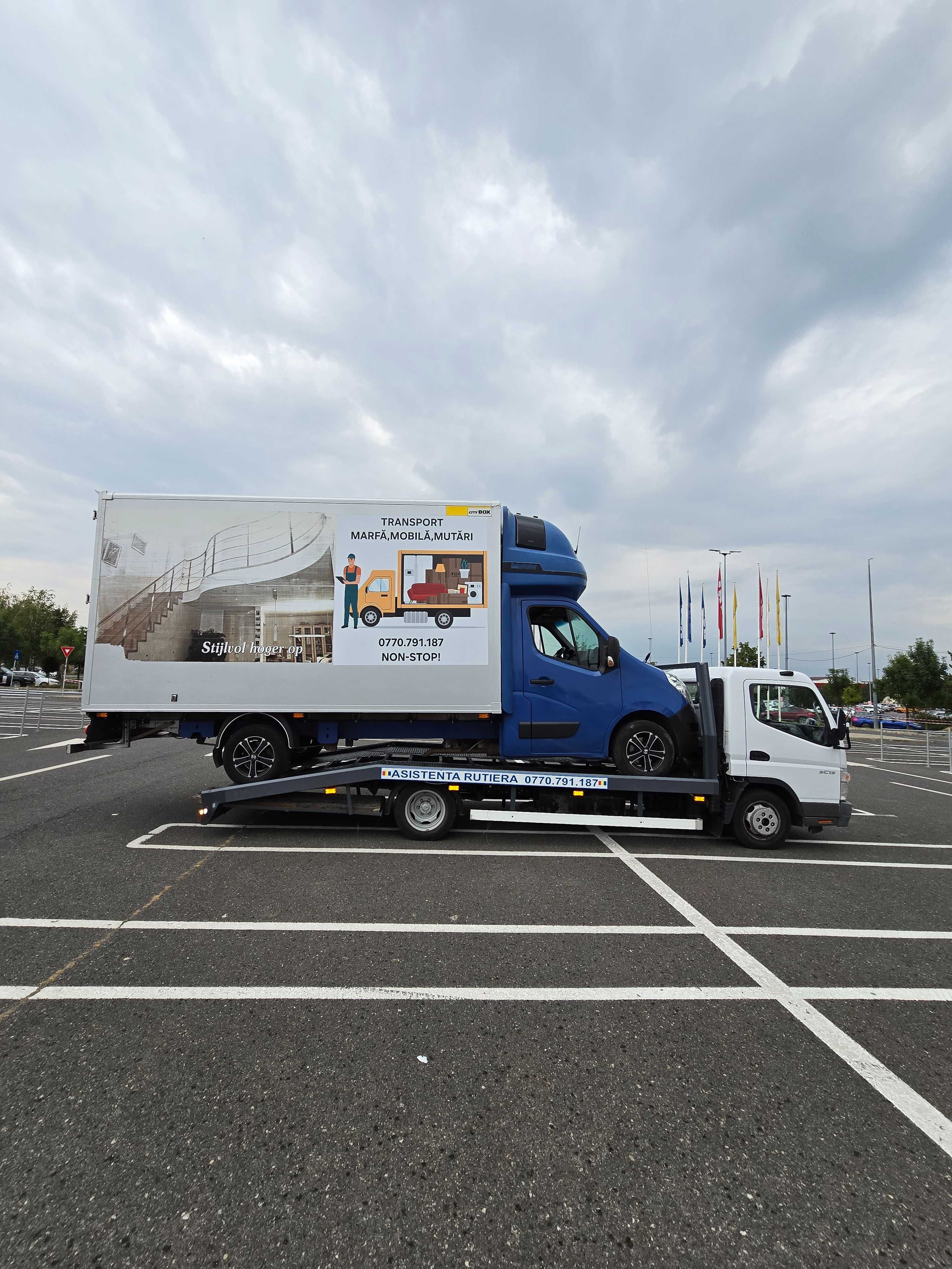 Asistență Rutieră Tractări Auto,Dube,Utilaje 27h/7 Non-Stop Bucuresti