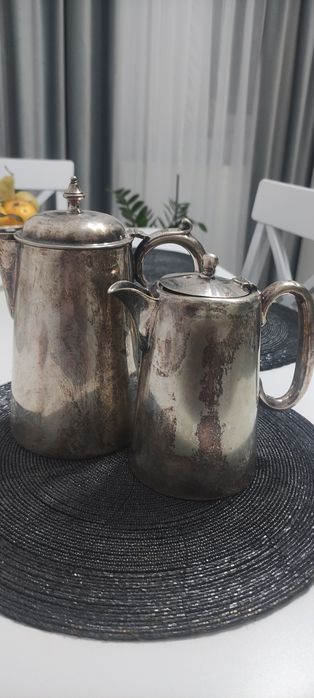 Set ceainice / latiere vintage argintate