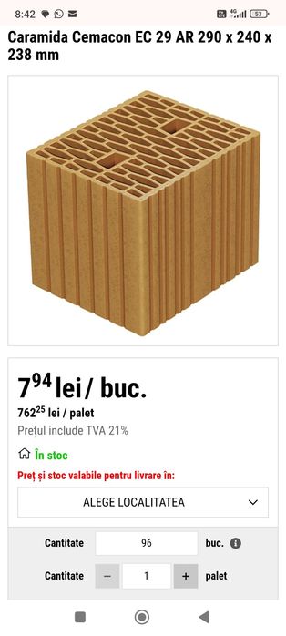 Caramida Cemacon Evoceramic 29