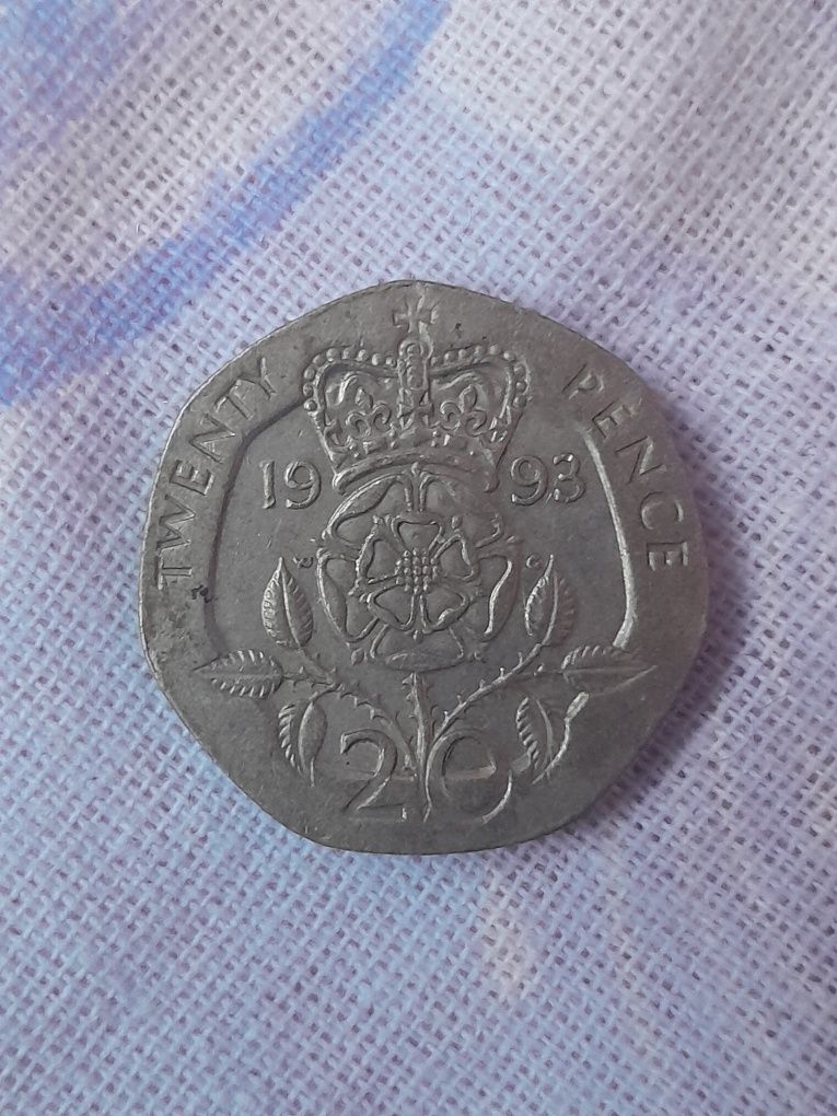 Moneda 20 pence Elizabeth ll