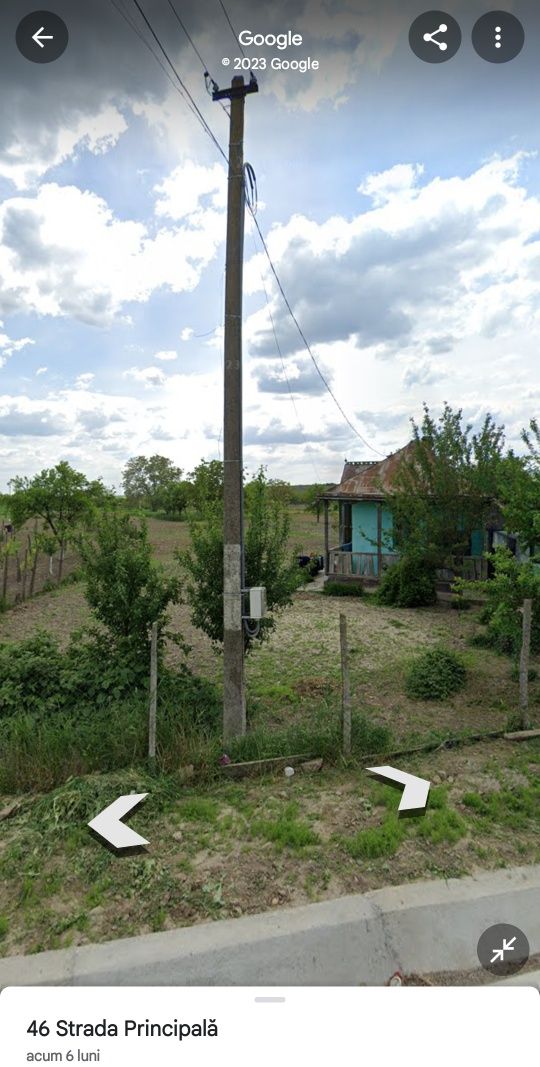 Casa si teren Comuna Ceplenita