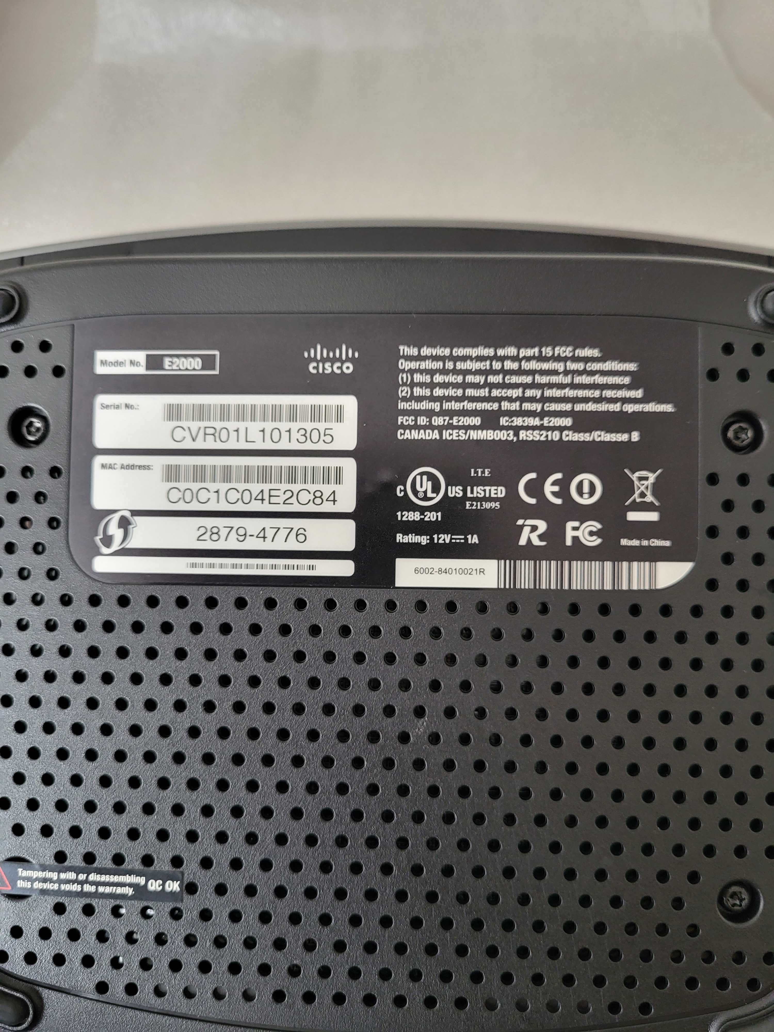 Рутер Cisco Linksys E2000