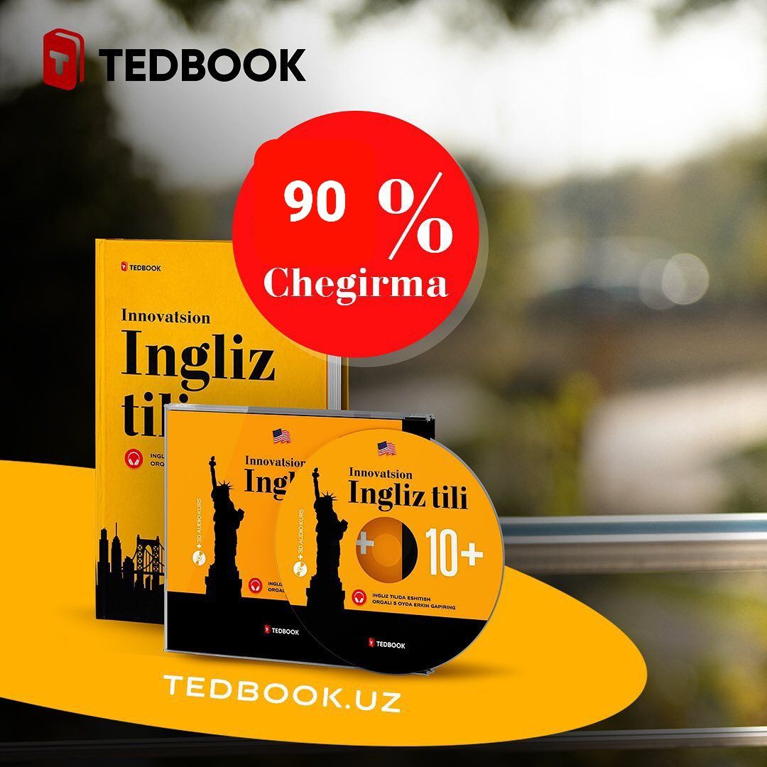 Tedbook ingliz tili rus tili booknomy koreys tili smartbook getclub ir