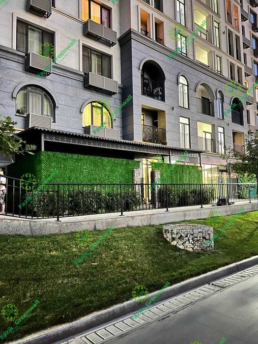 Yashil zabor / Искусственный кусты / Green Wall dekorativ setka