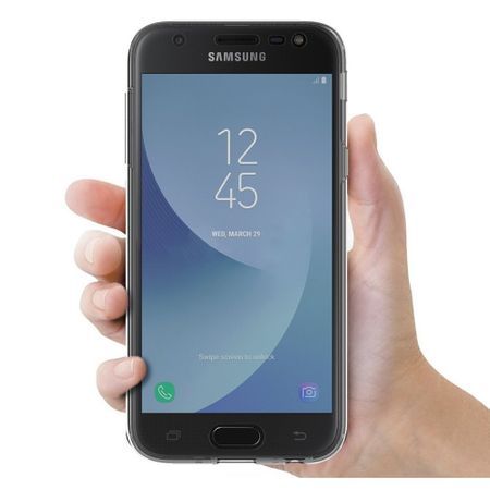 Husa Full TPU 360° (fata + spate) Samsung Galaxy J3 2017, Transparent