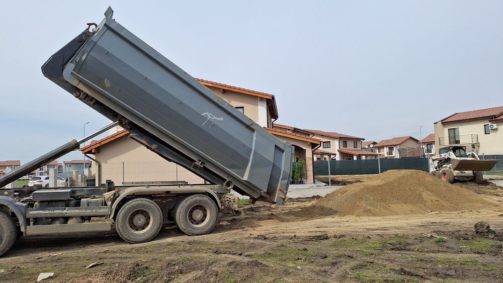 Aduc pamant nisipos pt.gazon, pamant negru,mranita gradini