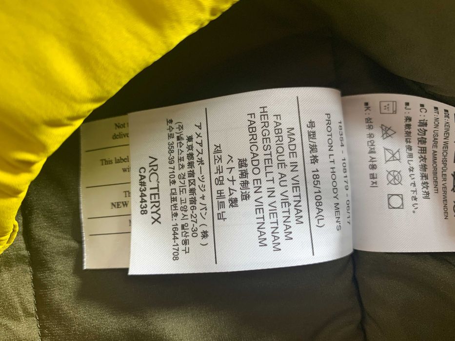 Мъжко туристическо яке Arc'teryx Proton LT Hoody L