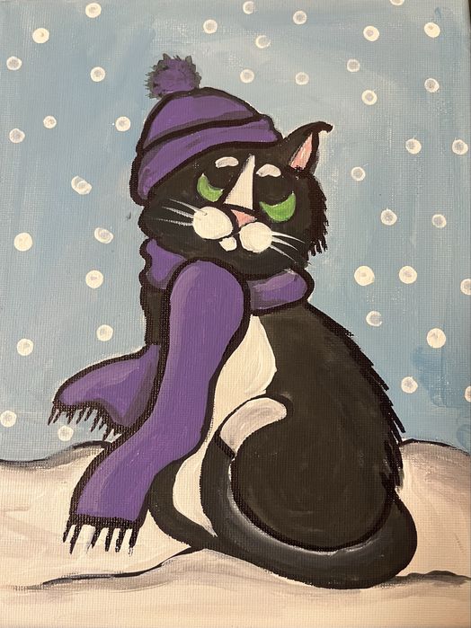 Котки - акрил 13/8