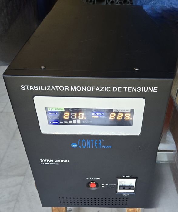 Stabilizator monofazic hibrid de tensiune 20000 VA