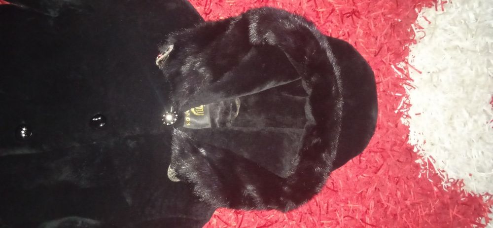 Шуба цегейкова капюшон норка