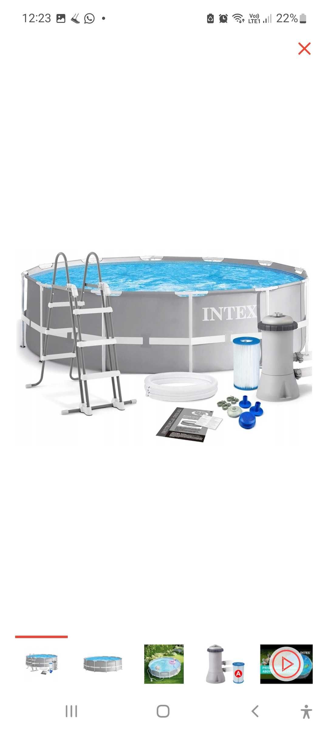 Бассейн INTEX продам