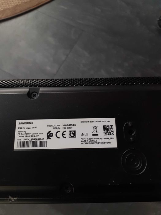 Soundbar Samsung HW - Q60T 5.1, 360 W, Wireless