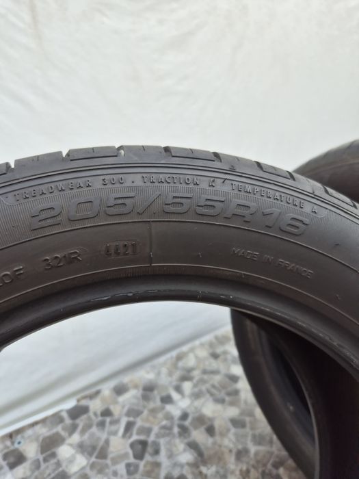 4бр 205 55 16 Dunlop летни 21г