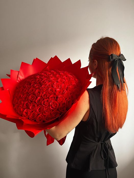 Buchet trandafiri de spaun