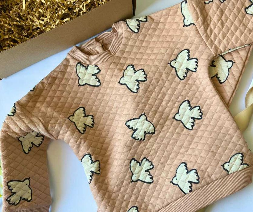 Подаръчна кутия “Птици” за: момче, момиче, унисекс, размер 9-12 месеца