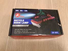 Lanterna LED pentru Biciclete, Claxon si Suport Smartphone