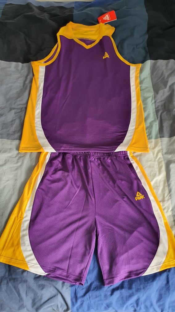 Echipament baschet (basket) Lakers maiou+pantaloni