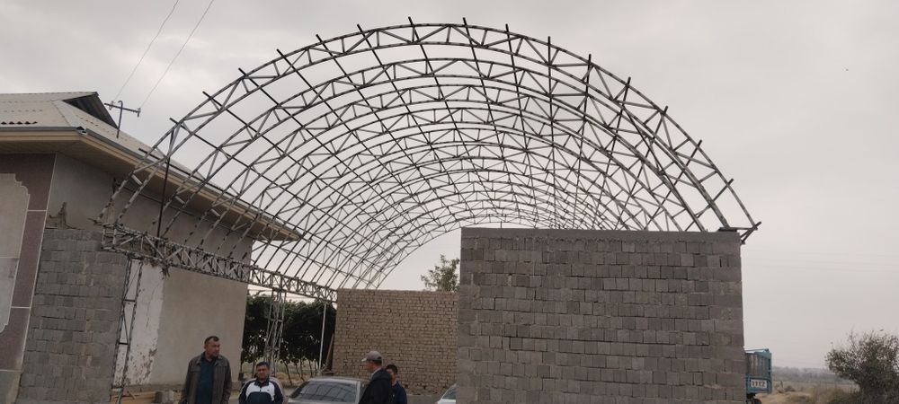 Кантинер профилдан том навес парник курамиз