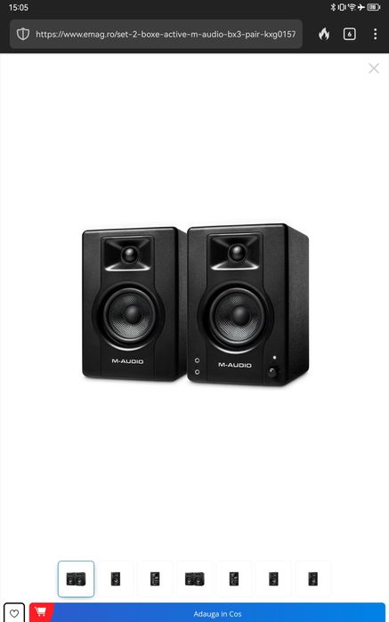M-audio BX3 monitoare audio active