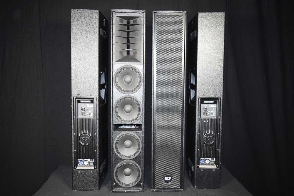 Vand RCF 4 buc NX-L24A cu accesorii si case-uri