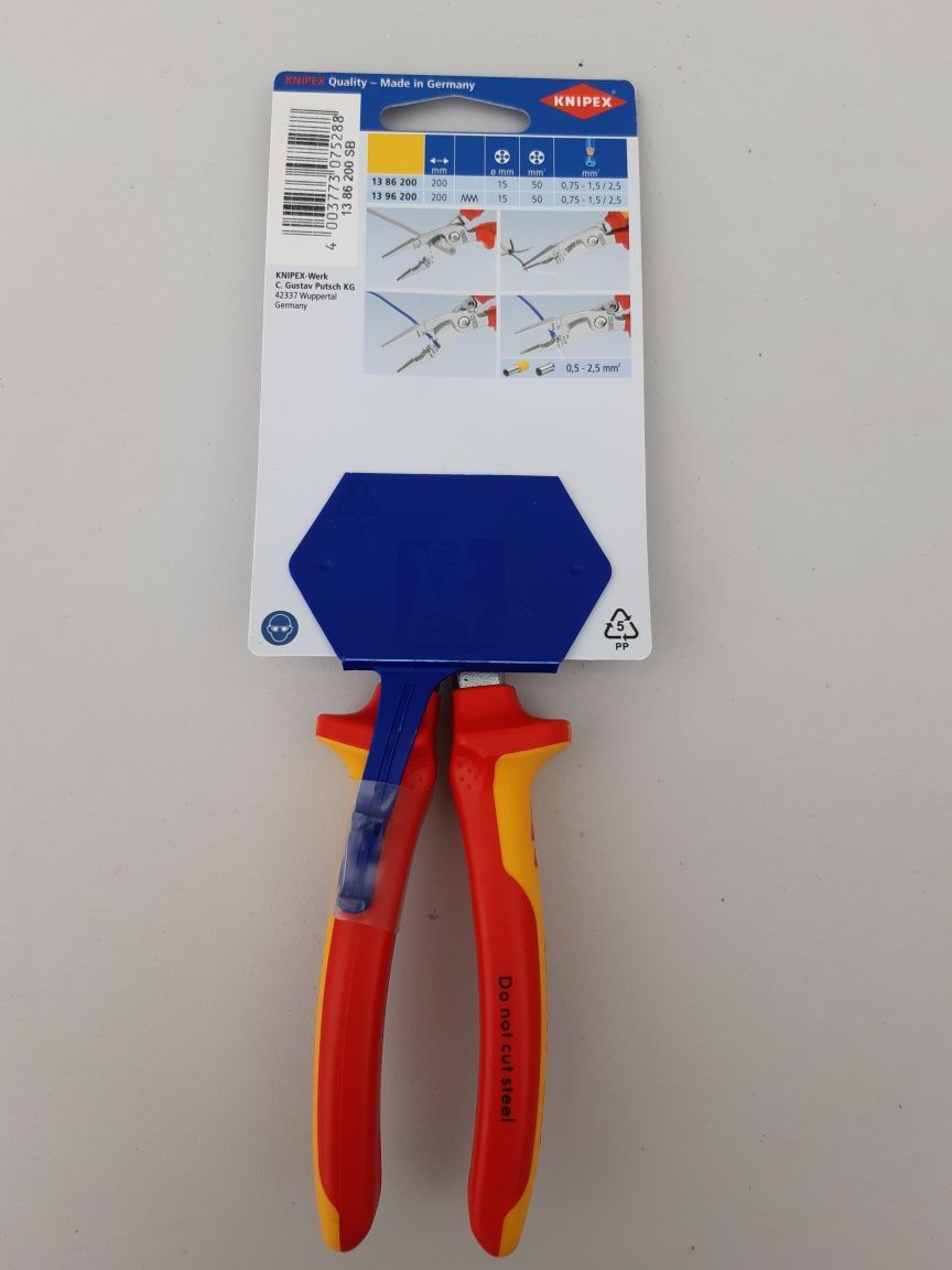 Clește Profesional combinat VDE Knipex  1386200, 200mm, 6 în 1