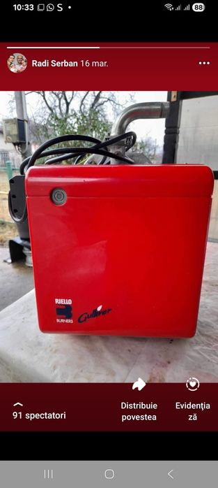 Injector pe gaz  matca riello