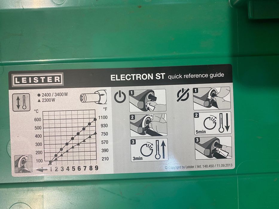 Leister Electron ST 230V, 2300W, Hot Air Tool Pistol Aer Cald