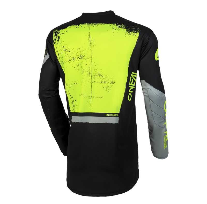 Мотокрос блуза O'NEAL Element Shocker Black/Neon Yellow Размери M,L