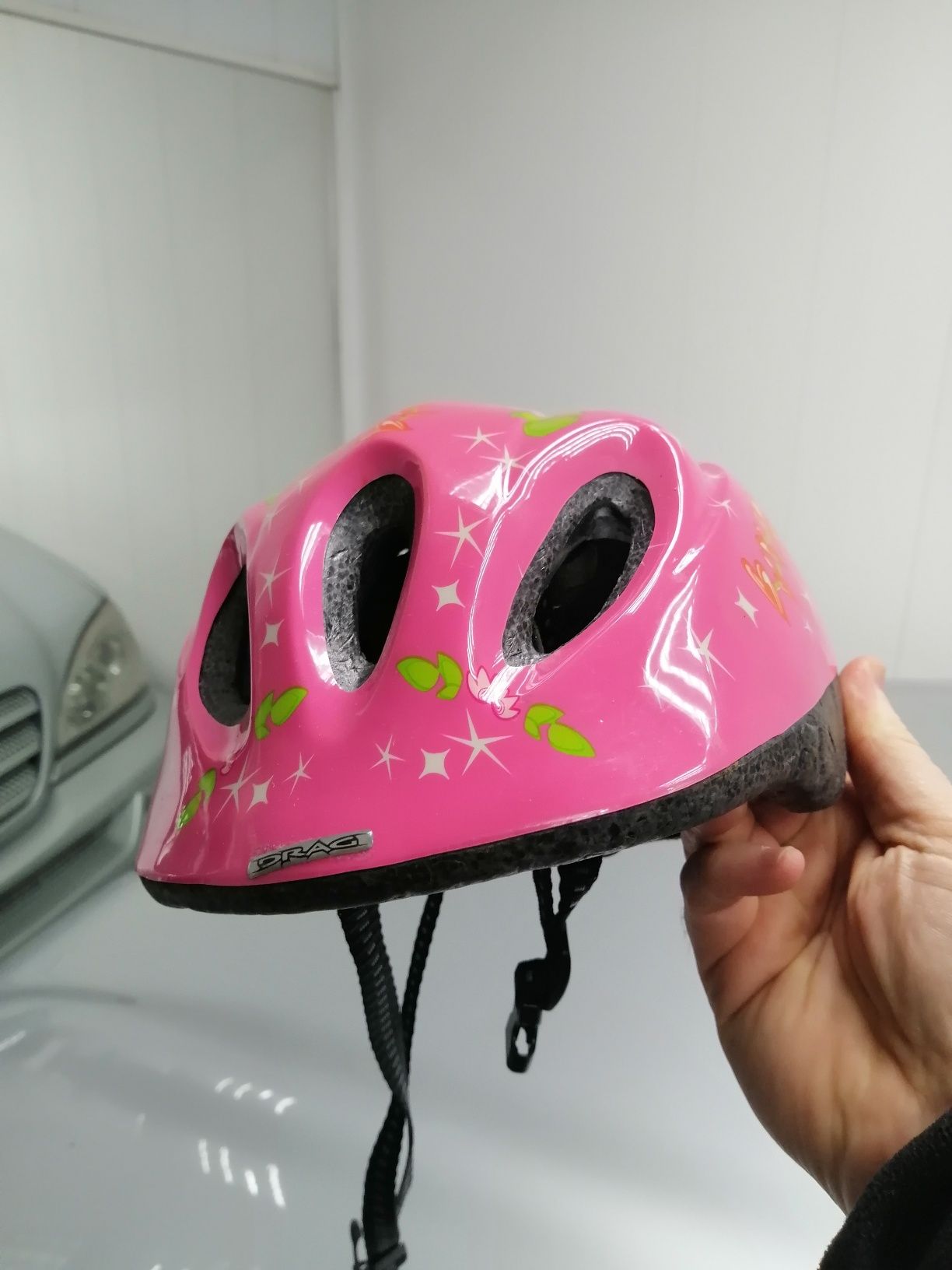 Каска розова за колело, ролери, тротинетка, скейборд и др.