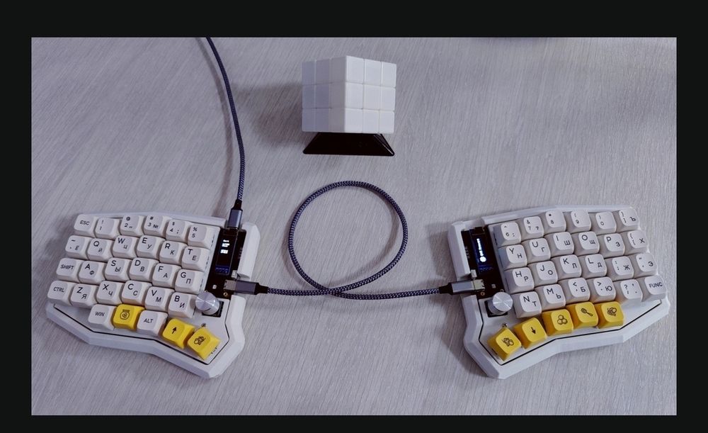 Кастом сплит клавиатура Sofle эргономическая механическая игровая