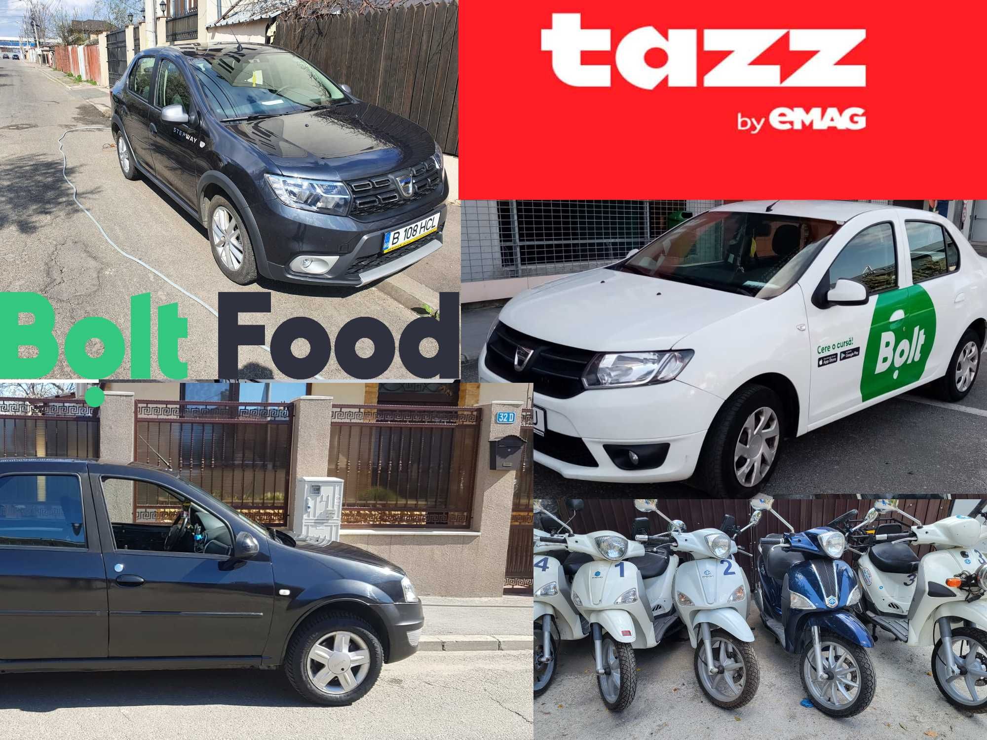 Inchiriere Masini - Scutere. Flota Uber / Bolt- Wolt -  Bolt Food