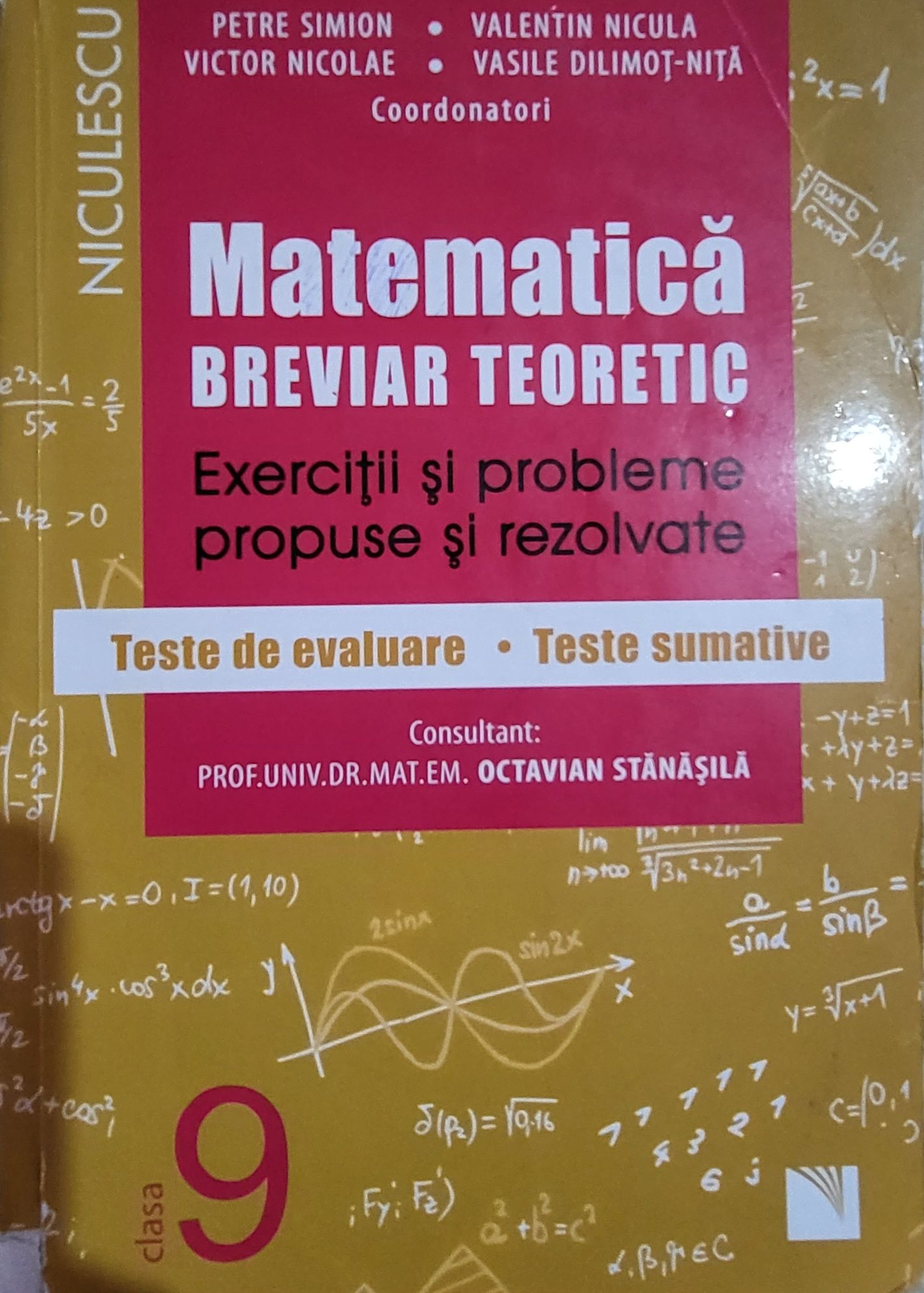 Matematica clasa a IX a. Breviar teoretic. Exercitii si probleme propu