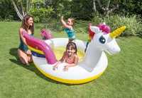 piscina gonflabila INTEX unicorn mistic cu pulverizator cutie sigilata