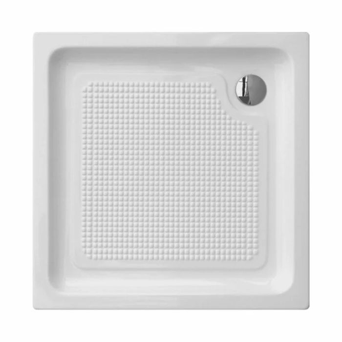 Cadita dus Cubo patrata, acril, 90 x 90 cm