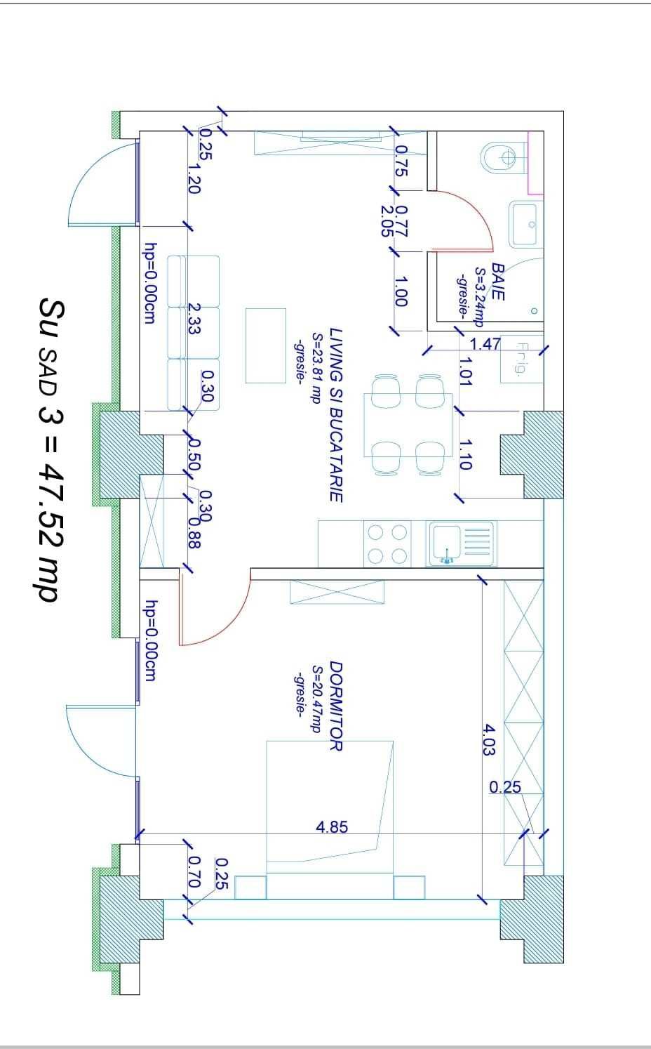 Vand apartament 2 cam. Calea Torontalului nr. 32