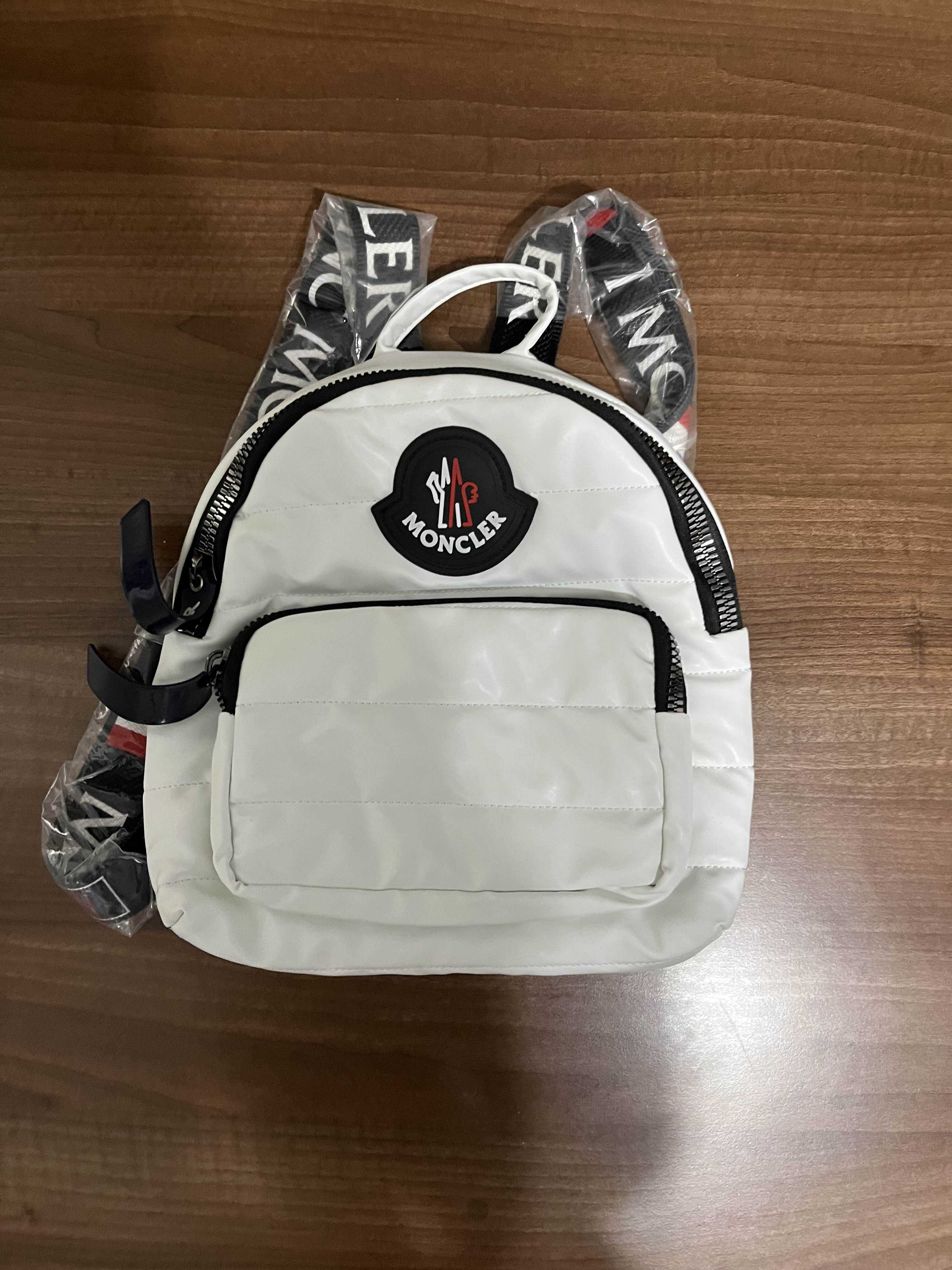 Ghiozdan Moncler Alb