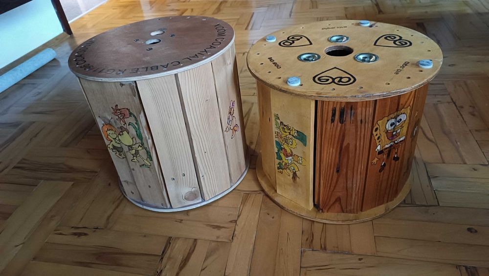 декоративна табуретка стол